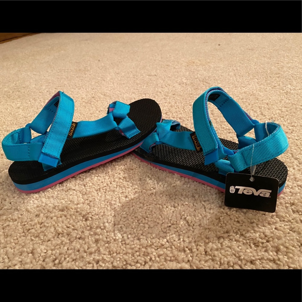 Teva sandals original universal blue/pink